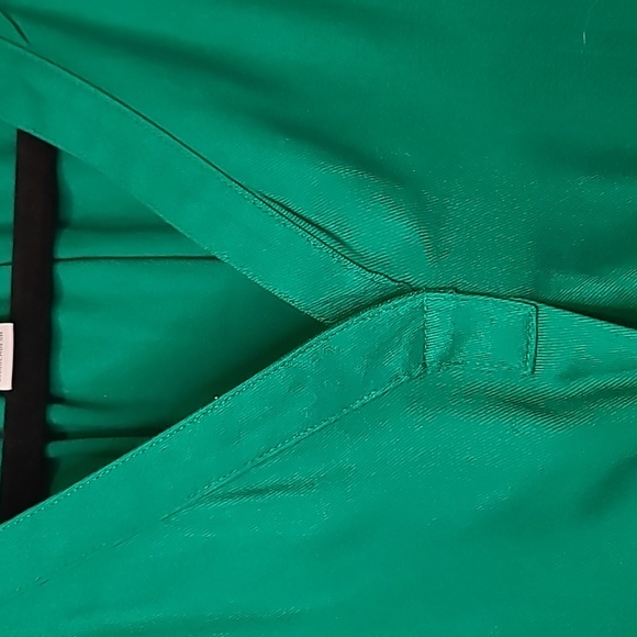 Liz Claiborne Womens V Neck Short Sleeve Blouse Hyper Green Size Large - Picture 4 of 14